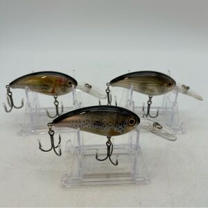 3-2.5” Crankbait Rattlin’ Fishing Lures Lifelike Translucent(New Never Used Vtg.